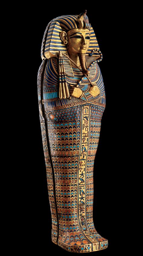 Tutankhamun’s tomb, middle coffin. New Kingdom, 18th Dynasty. c. 1323 B.C.E. King Tut Tomb, Starověký Egypt, Ancient Egyptian Artifacts, Egiptul Antic, Egyptian Artifacts, Ancient Egypt Art, Egypt History, Egyptian Culture, Vacation Memories