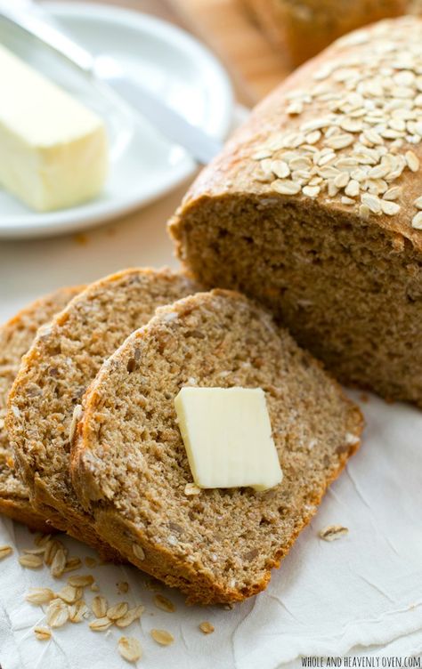 Multigrain Bread Recipe Breadmaker, Bread Texture, Multi Grain Bread, Multigrain Bread, Grain Bread, Superfood Recipes, Honey Oatmeal, Baking Bread, Bread Machine Recipes