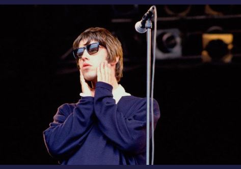 Liam at Glastonbury 1994 by Twitter ❤️ Liam Gallagher Glastonbury, Liam Gallagher 1994, Liam Oasis, Supersonic Oasis, Why Him, Liam Gallagher Oasis, Oasis Band, Liam And Noel, Free As A Bird