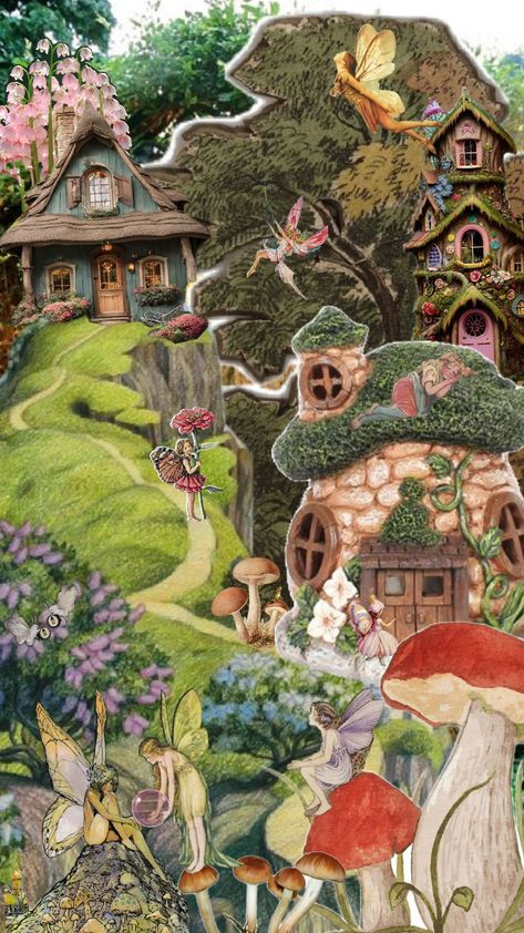 fairy village Village Fair, Russian Village, Fairy Village, Old World, Pins, Art