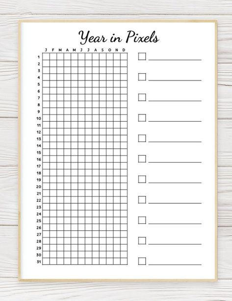 #Year_In_Pixels_Bullet_Journal #Year_In_Pixels_Printable #A_Year_In_Pixels #September_Bujo Year In Pixels Printable, September Bujo, Printable Habit Tracker, Year In Pixels, Daily Routine Planner, Handwriting Examples, Money Saving Methods, Steps Tracker, Creating A Bullet Journal