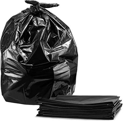 Black Bin, Patio Grande, Rubbish Removal, Retail Bags, Bin Bag, 55 Gallon, Yard Waste, Kitchen Waste, Garbage Bags