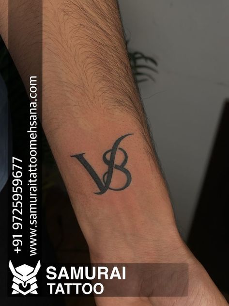 Vs Tattoo, Letter B Tattoo, Font Tattoos, Font Tattoo, Fonts Cursive, Tattoo Fonts Cursive, Tattoo Font, B Tattoo, Samurai Tattoo