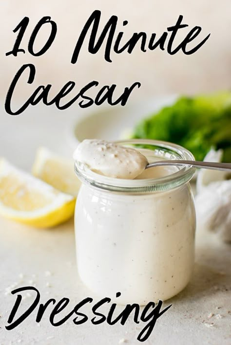 Easy Caesar Salad Dressing Recipe, Homemade Ceasar Dressing Easy, Cesar Salad Dressing Best, Cesar Salad Recipe Dressings Easy, Dressing For Salad Homemade, Easy Caesar Dressing, Easy Caesar Salad Dressing, Best Caesar Dressing, Dressing From Scratch