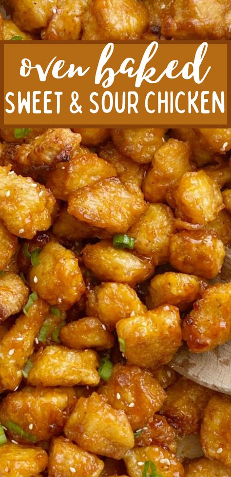 Chunks Of Chicken Recipes, Ww Baked Sweet And Sour Chicken, Easy Oven Baked Sweet And Sour Chicken, Weight Watchers Baked Sweet And Sour Chicken, Chicken Cube Recipes Dinners, Simple Ingredient Chicken Recipes, Quick Meals With Chicken Tenderloins, Cubes Chicken Recipes, Baked Sweet N Sour Chicken