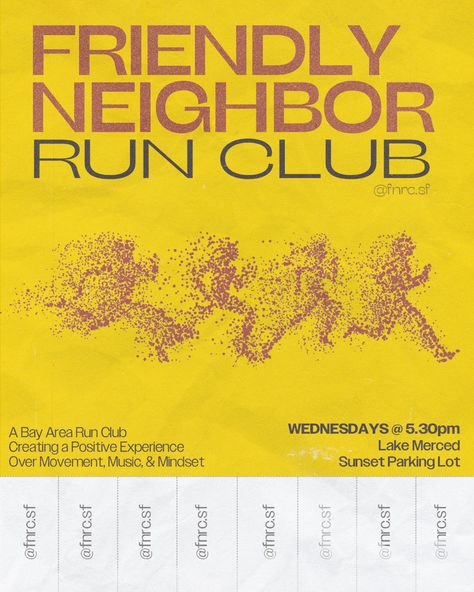 Join the Friendly Neighbor Run Club! Run Club, Club Poster, Running Club, Be Cool, Club Design, Lake, Running, On Instagram, Instagram