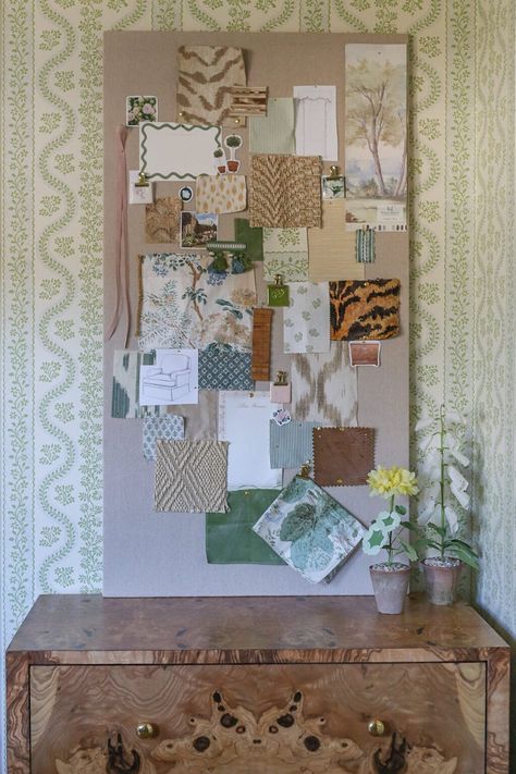 Pin Board Aesthetic, Diy Pinboard, Pin Board Ideas, Modern Traditional Home, Apartment Life, Drop Cloth, Inspiring Spaces, Diy Interior, Home Office Space