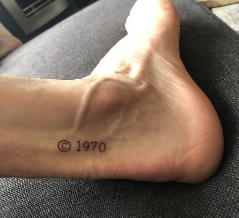 1970 year of birth 1970 Tattoo Ideas, 1970 Tattoo, Tatu Baby, Body Is A Temple, I Tattoo, Jesus Fish Tattoo, Tattoo Quotes, Tatting, Tattoo Ideas