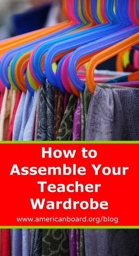 Assemble_Teacher_Wardrobe_Pinterest What To Wear As A Substitute Teacher, Teacher Wardrobe Essentials, Paraprofessional Outfits, Teacher Wardrobe Capsule, Professional Teacher Outfits, Teacher Outfits High School, Teacher Outfits Professional, Teacher Work, Teacher Outfits Elementary