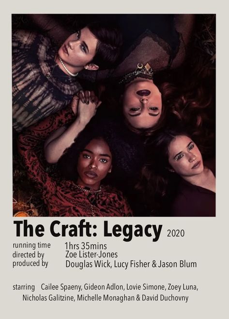 The Craft Legacy Movie, The Craft Legacy Aesthetic, The Craft Movie Poster, The Craft Poster, The Craft Legacy, Witchcraft Poster, Lovie Simone, Esoteric Aesthetic, The Craft Movie