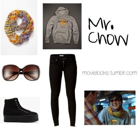 chow Mr Chow Hangover Costume, Chow Hangover, Hangover Costume, Leslie Chow, Mr Chow, Mens Halloween, The Hangover, Favourite Movie, Fandom Fashion