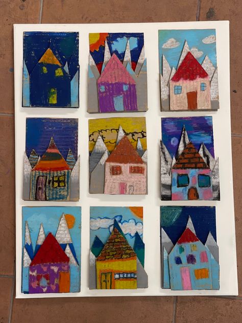 #paperdiorama #collage #house #paperhouse #papercrafts #paperrelief #kidscrafts #kidsactivities Preschool Collage, Collage House, House Collage, Kindergarten Art, Art Auction, Art Collage, Collage Art, Art For Kids, Activities For Kids