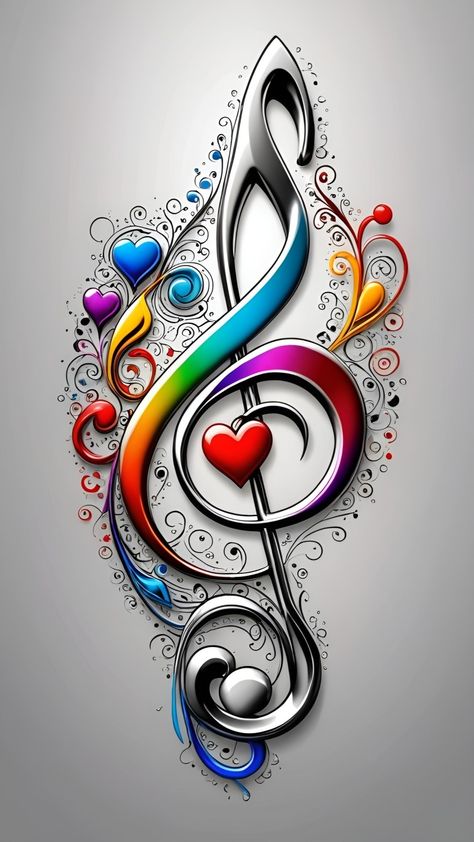 Music Note Wallpaper, Music Art Drawing, Colorful Music Notes, Music Notes Background, Music Notes Tattoo, Music Notes Art, Rainbow Music, Android Wallpaper Art, Music Tattoo Designs