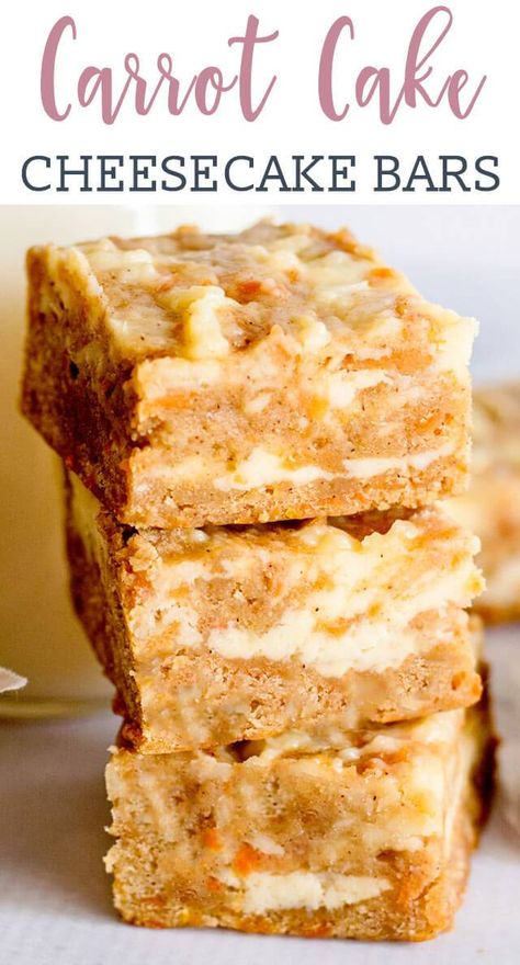 Cream Cheese Carrot Cake, Carrot Cake Cheesecake Bars, Cakes Coconut, Carrot Cake Bars Recipe, Cakes Strawberry, Carrot Cake Dessert, Cakes Photography, Dessert Easter, Coconut Cakes