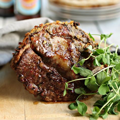 Mustard and Herb Crusted Lamb with Yogurt Sauce Passover Lamb Recipe, Herb Crusted Lamb, Lamb Meatloaf, Roasted Lamb Chops, Lamb Shoulder Roast, Lamb Kabobs, Seder Meal, Passover Lamb, Beef Meatloaf