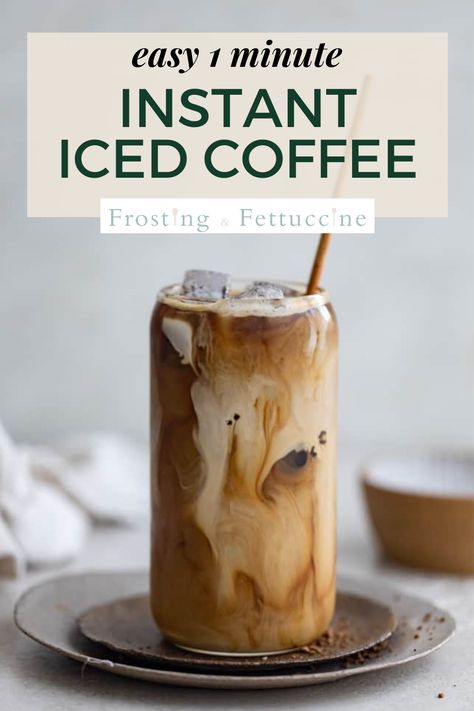 How To Iced Coffee At Home, Pitcher Iced Coffee Recipe, Overnight Iced Coffee, Homemade Cold Coffee Recipe, Best Way To Make Iced Coffee At Home, Homemade Iced Coffee Recipe Easy Mocha, Iced Coffee Frother Recipe, Instant Coffee Drink Recipes, Diy Iced Coffee With Instant Coffee