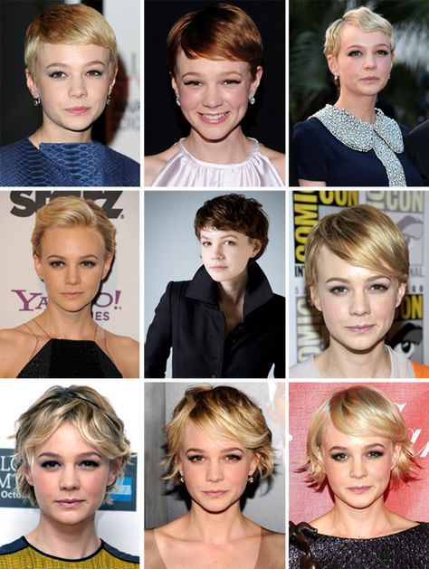 how-to-grow-out-a-pixie-cut-carey-mulligan Grow Out A Pixie, Growing Out Pixie Cut, Growing Out A Pixie, Kort Pixie, Kort Bob, Growing Out Hair, Grown Out Pixie, Hair Romance, Growing Out Short Hair Styles