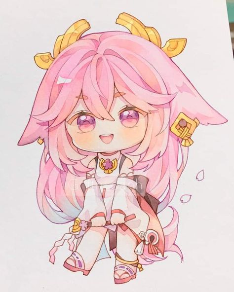 Chi Bi, Chibi Girl Drawings, Copic Art, Anime Pixel Art, Chibi Girl, Cartoon Character Design, Cute Anime Wallpaper, Cute Chibi, Anime Angel