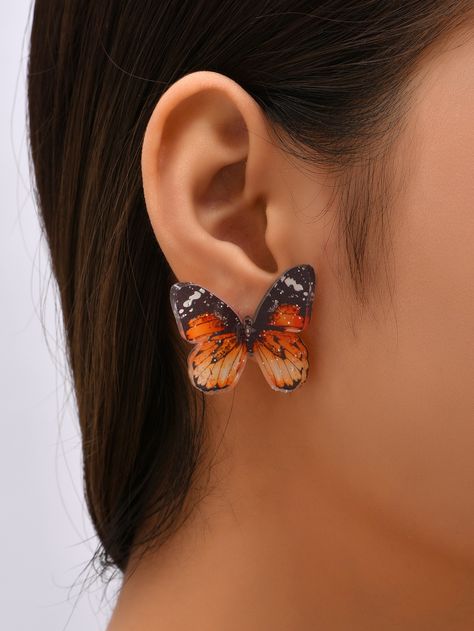 Ceramic Plates Art, Plastic Fou, Modest Wardrobe, Boho Drop Earrings, Butterfly Stud Earrings, Butterfly Decor, Acetic Acid, Butterfly Earrings Stud, Tassel Drop Earrings