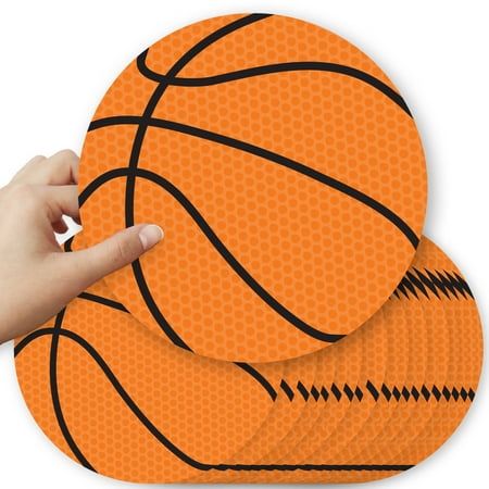 Have fun decorating your party with the Nothin' but Net - Basketball Essentials. Our essentials are extra-large paper cut-outs that will add that special touch to any Baby Shower or Birthday Party! Get crafty when you use them as garland banners, centerpieces, or table decor. Or, make it easy-breezy by simply adhering the jumbo Basketball shapes to the wall using tape! Light on effort and BIG on fun, these Sports paper cut-outs will have you ready to jump in on party planning happiness. Color: Orange. 8th Grade Night Basketball, Locker Decorations For Sports, Basketball Senior Night Ideas, Basketball Banquet Centerpieces, Sports Locker Decorations, Sports Banquet Decorations, Sports Banquet Centerpieces, Basketball Essentials, Basketball Locker Decorations