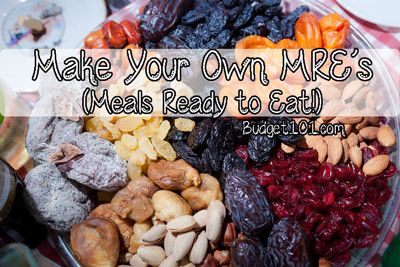 In A Bag Recipes, Diy Mre, Homemade Mre, Grab And Go Food, Mre Food, Mre Meals, Emergency Meals, Laundry Sauce, Diy Protein Bars