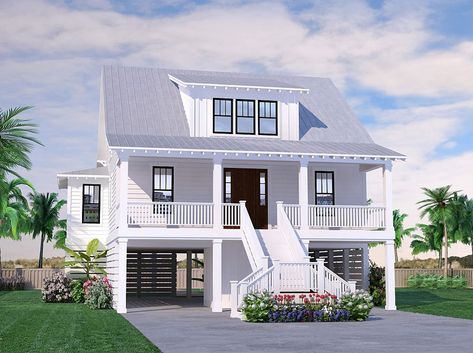 Elevated, Piling and Stilt House Plans - Page 46 of 53 - Coastal Home Plans Stilt House Plans Coastal Homes, Beach Cottage House Plans, Stilt House Plans, Elevated House Plans, Delivery Format, Beach House Flooring, Beach House Floor Plans, Coastal Homes Plans, Coast House