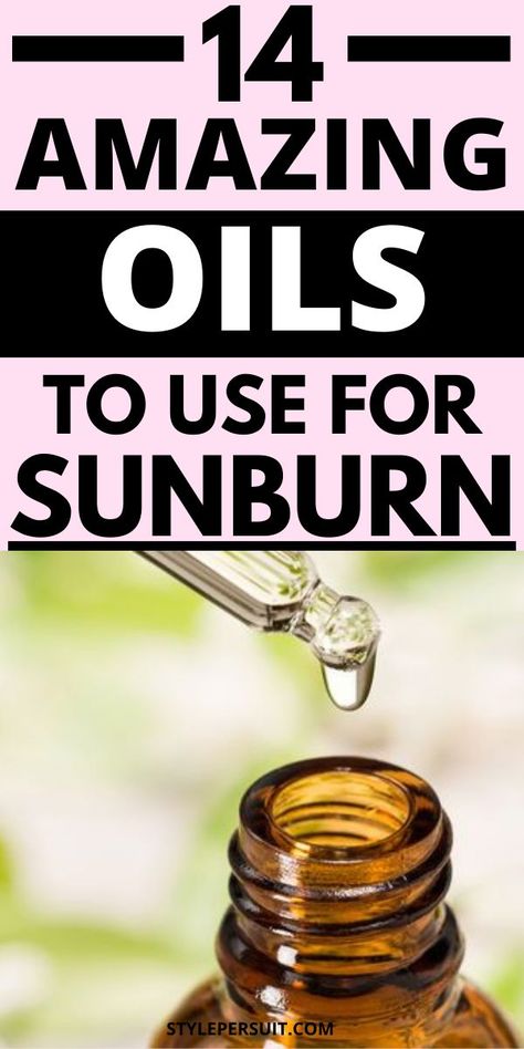 Essential oils can offer soothing relief for sunburns due to their anti-inflammatory, cooling, and skin-healing properties. Click to discover the best 14 essential oils that are commonly recommended for sunburn relief. Itchy Sunburn Relief, Sunburn Relief Essential Oils, Best For Sunburn, Essential Oil For Sunburn, Essential Oils Uses Chart, Essential Oils For Fleas, Heal Sunburn, Itchy Skin Relief, Essential Oils For Cough