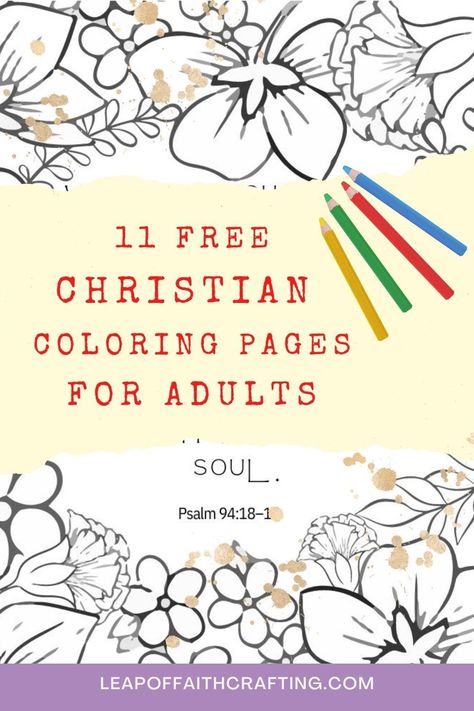 Download and print ten different free Christian coloring pages for adults that contain scripture. Use as part of daily devotional or to relax! New Testament Coloring Pages Free, Christian Coloring Pages For Adults, Free Christian Coloring Pages, Printable Bible Verses Free, Scripture Coloring Sheets, Christian Coloring Pages, Free Christian Printables, Bible Coloring Sheets, Free Scripture Printables