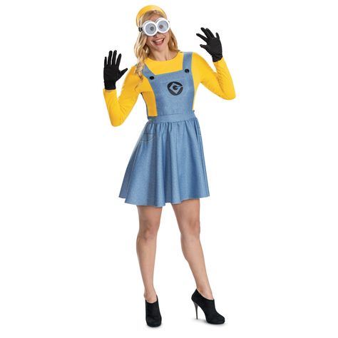 PRICES MAY VARY. OFFICIALLY LICENSED COSTUME - Character costume for adults AUTHENTIC COSTUMES - Made to look like this iconic character COMFORTABLE TO WEAR - Includes safe comfy material to wear out INSPIRED COSTUME - Whether it's for Halloween or dress up at a party, this costume will get attention QUALITY COSTUME DESIGNED WITH CARE - To keep well maintained, it is recommened it be hand washed or spot cleaned Adult Minion Costume, Minions Costume, Minion Dress, Despicable Me Costume, Minion Costume, Minion Halloween, Authentic Costumes, Minion Costumes, School Costume