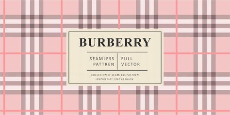 Burberry fashion pattern for printing | Premium Vector #Freepik #vector #burberry #checkered #plaid-background #seamless Burberry Fashion, 1980 Fashion, Burberry Pattern, Burberry Print, Plaid Background, Burberry Plaid, Department Stores, Printed Backgrounds, Fashion Pattern