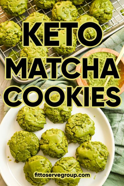 close up images of keto matcha cookies Paleo Matcha Cookies, Keto Matcha Cookies, Matcha Protein Powder Recipes, Matcha Cookies Recipe Healthy, Matcha Oatmeal Cookies, Healthy Matcha Cookies, Recipes Using Matcha Powder, Keto Matcha Recipes, Matcha Keto Recipes