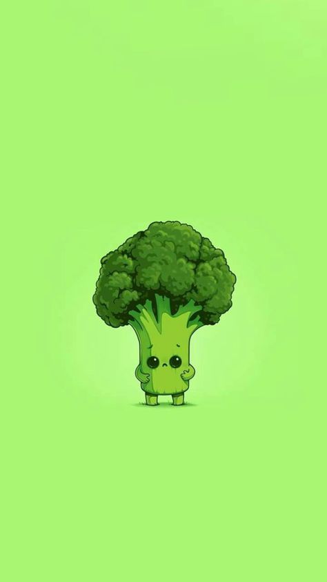 Broccoli Character Design, Cute Broccoli Drawing, Vegetable Character Design, Broccoli Wallpaper, Broccoli Tattoo, Broccoli Cartoon, Broccoli Art, Broccoli Drawing, Cute Broccoli