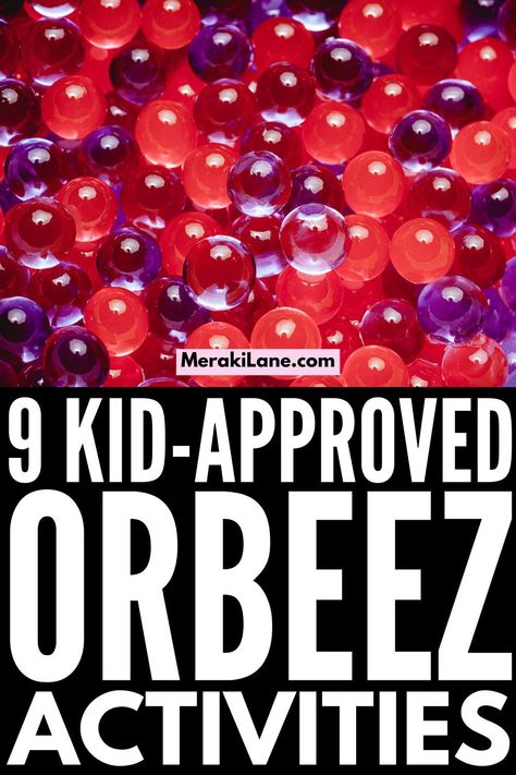 Games With Water Beads, Orbeez Party Ideas, Activities With Orbeez, Orbeez Science Experiment, Sensory Activities For Middle Schoolers, Sensory Play For Kindergarten, Orbeez Activities, Orbeez Ideas Crafts, Sensory Activities For Older Kids