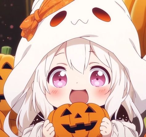 Christmas Pfp Anime, Kawaii Discord Server, Halloween Header, Fall Anime, Anime Smile, Chibi Anime Kawaii, Anime Cover Photo, Cute Anime Chibi, Anime Pfp