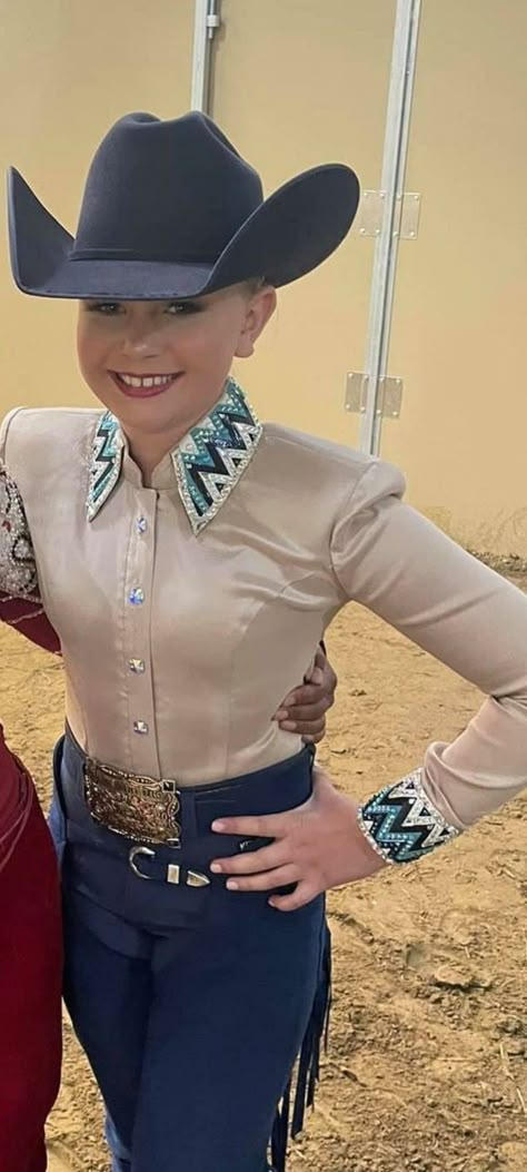 Western Show Shirts For Women, Horse Show Shirts Western, Diy Western Show Shirt, Show Shirts Western, Aqha Western Pleasure, Rodeo Queen Outfits, Western Pleasure Outfit, Horsemanship Shirt, Horse Clothes