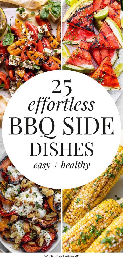 Shake up your barbecue routine with these tasty twists on classic sides. From grilled veggies to fruit skewers, these healthy BBQ side dishes will impress your guests and your taste buds. Sides For A Bbq Party Easy, Grilled Dinner Sides, Bbq Sides Dishes Healthy, Casseroles On The Grill, Veggie Side For Bbq, Classic Bbq Food, Easy Summer Bbq Ideas, Bbq Healthy Side Dishes, Bbq Dinner Ideas Sides