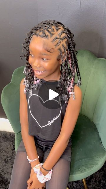 𝐍𝐚𝐭𝐮𝐫𝐚𝐥 𝐛𝐲 𝐓𝐢𝐚𝐣𝐚𝐝𝐞 🇯🇲 on Instagram: "Kiddie boho tribal braids🔥 Click link in bio && BOOK TODAY ! Sewins, Knotless Plaits, Braids & more #naturalhairbytia #orlandobraids #braidedponytails #braids #feedinbraids #braidsforkids #explorepage #littlegirlbraids #kidsbraidstyles #kidsbraids #kidshairstyles #orlandoknotless #braider #feedins #knotlessbraids #explore #kidbraiders #creativebraids #naturalbraids #neatbraids #beadsandbraids #stitchbraids #howtobraid #tampahairstylist" Kid Box Braid Styles, Kiddie Knotless Braids, Boho Braids Kids Black, Kid Boho Knotless Braids, Boho Kids Braids, Boho Braids For Black Kids, Braid Hairstyles For Toddler Girls Black, Boho Braids On Kids, Plait Hairstyles For Kids