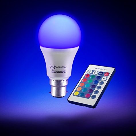 AURAGLOW 7w Remote Control Colour Changing LED Light Bulb... https://www.amazon.co.uk/dp/B01N359PQX/ref=cm_sw_r_pi_dp_x_gdGgAb5P68K16 Color Changing Light Bulb, Room Things, Mood Lights, Dimmable Led Lights, Color Changing Lights, Colour Changing, Incandescent Lighting, Color Changing Led, Led Light Bulbs