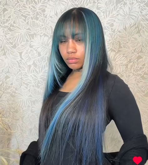 Closure Sew In Color, Wig Maker, Exotic Hairstyles, Sleek Ponytail Hairstyles, 13x4 Lace Front Wig, Frontal Wig Hairstyles, Perfect Hair Color, Creative Hair Color, Teal Hair