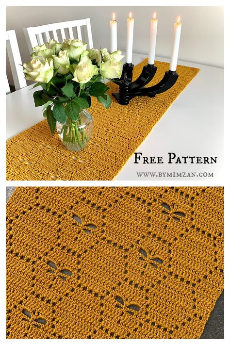 Fiery Dragonflies Table Runner Free Crochet Pattern Crochet Star Table Runner Free Pattern, Crochet Table Runner Free Pattern Oval, Filet Crochet Table Runner Pattern, Free Table Runner Patterns Crochet, Crochet Pattern Tablecloth, Crochet Rustic Table Runner Free Pattern, Crochet Runner Rug, Crochet Free Table Runner Pattern, Crochet Hexagon Table Runner