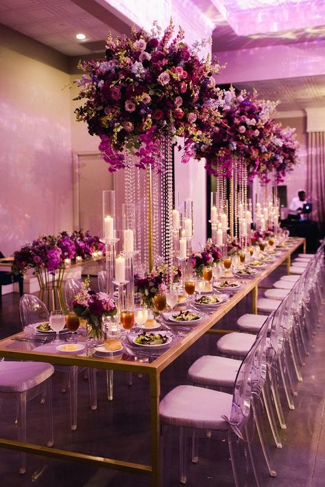 Good And Purple Wedding, Gold Purple Wedding Theme, Royal Purple And Rose Gold Wedding, Shades Of Purple And Gold Wedding, Magenta And Gold Wedding Theme, Plum Quinceanera Theme, Wedding Decorations Purple And Gold, Rose Gold And Dark Purple Wedding Theme, Plum And Gold Wedding Theme