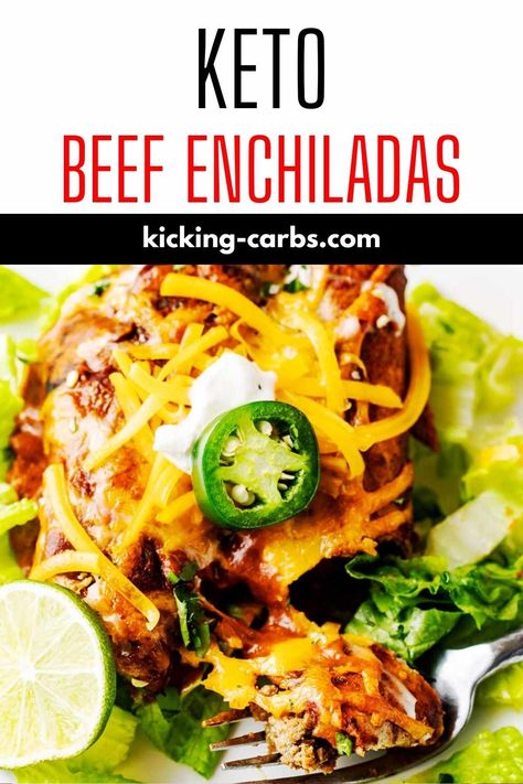 Keto Beef Enchiladas, Keto Tortilla, Low Carb Enchiladas, Beef Enchilada Recipe, Ground Beef Enchiladas, Desayuno Keto, Keto Beef, Keto Tortillas, Diced Green Chilies