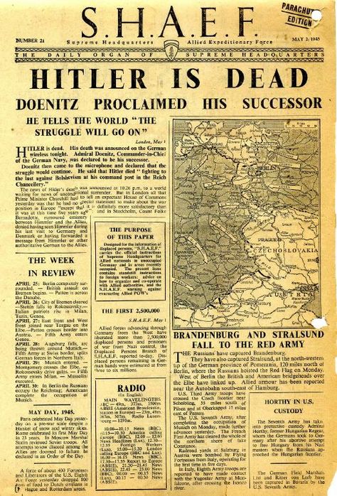 Historic Newspaper Headlines, News Paper Poster, News Articles Newspaper, German Newspaper, World History Facts, Sejarah Kuno, Newspaper Front Pages, Historia Universal, Newspaper Headlines