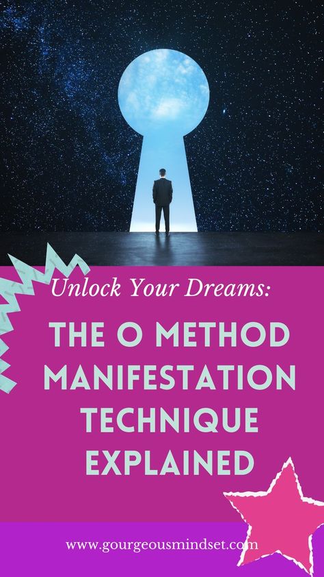 Discover the O Method Manifestation Technique! Learn how it works, its benefits, and how you can use it to unlock your dreams. This guide will help you harness the power of manifestation for your personal growth journey! #Manifestation #PersonalGrowth #ManifestationMethods The O Method Manifestation, O Method Manifestation, The O Method, O Method, Manifesting Techniques, What Is Manifestation, Power Of Manifestation, Powerful Manifestation, Manifestation Law Of Attraction