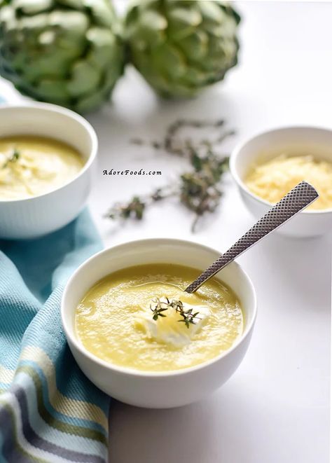 Best Artichoke Recipe, Bisque Soup Recipes, Lobster Bisque Soup, Artichoke Soup, Parmesan Soup, Bisque Soup, Soups Recipes, Spring Recipe, Artichoke Recipes