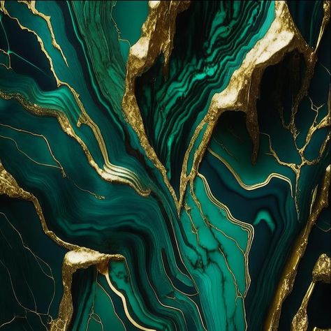 A green marble wallpaper that says gold ... | Premium Photo #Freepik #photo #turquoise #marbled #malachite #marbling Gold Green Wallpaper, How To Make Canvas, Blue Marble Wallpaper, Tapete Gold, Marble Iphone Wallpaper, Dark Green Aesthetic, Canvas Painting Tutorials, Marble Background, Marble Wallpaper