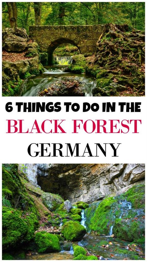 If you’ve booked a trip to the Black Forest, remember it’s not all long walks and beer. Make sure you schedule in some time for unforgettable experiences. Black Forest Vacation, Black Forest In Germany, Black Forest Germany Travel, German Forest, German Black Forest, Germany Travel Destinations, Germany Trip, Black Forest Germany, German Travel