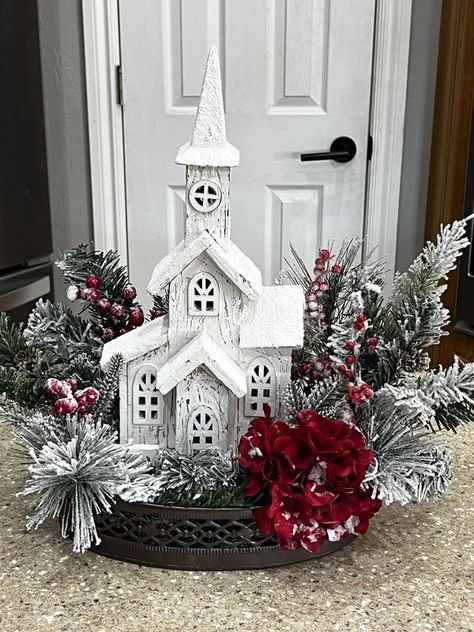 Tarnation Creations Christmas Church Decorations, Church Christmas Decorations, Church Altar Decorations, Church Altar, Church Decorations, Christmas Church, Christmas Floral Arrangements, Altar Decorations, Church Decor