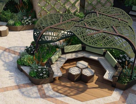 Sydney Children's Hospital Wellness Garden | OUTHOUSE design Innovative Landscape Design, Hospital Garden Design, Healing Garden Design Hospital, Garden Pavilion Architecture, Hospital Landscape Design, Healing Garden Design, Outhouse Design, Hospital Garden, Public Garden Design