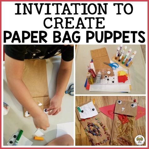 Invitation To Create, Bag Puppet, Fairy Tale Activities, Make A Dragon, Paper Bag Puppets, Paper Puppets, Creative Invitations, Dragon Puppet, Preschool Lesson Plans